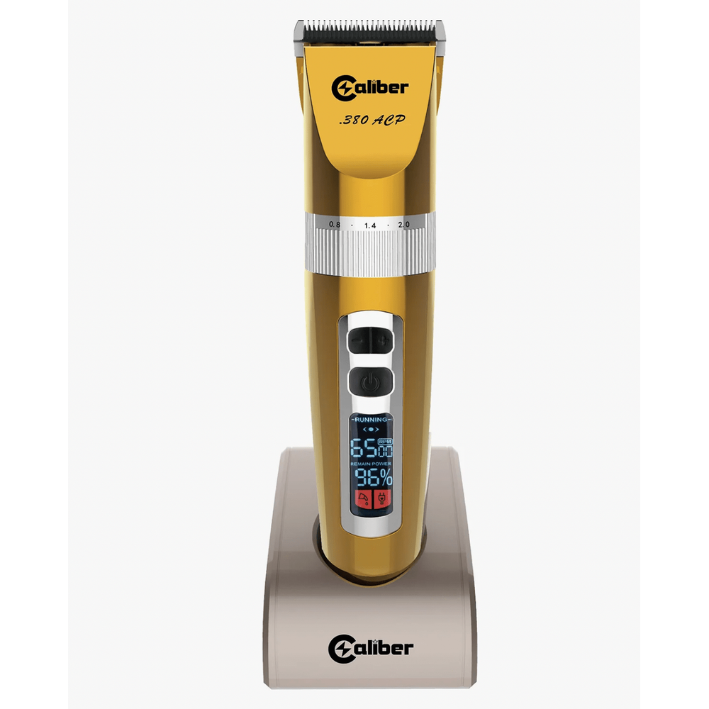 Caliber .380 Gold Clipper – Pro Detachable/Adjustable - Beauty Exchange Beauty Supply