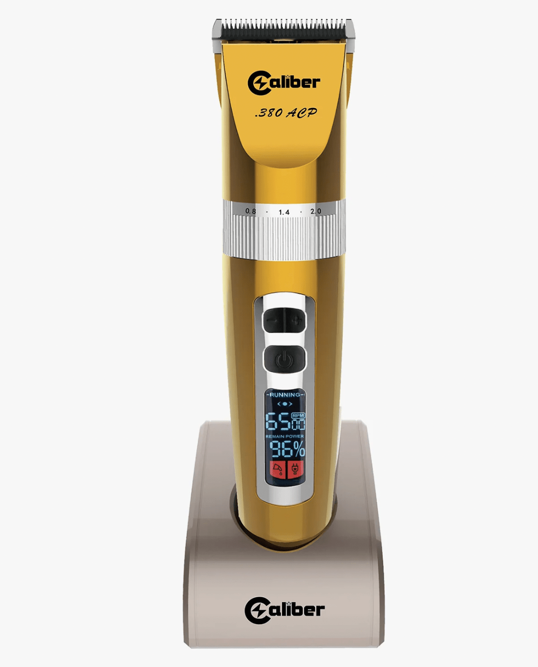 Caliber .380 Gold Clipper – Pro Detachable/Adjustable - Beauty Exchange Beauty Supply