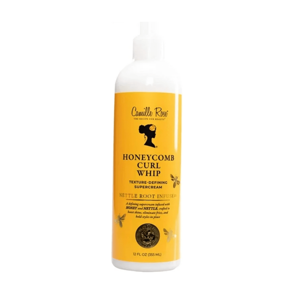 Camille Rose Honeycomb Curl Whip Texture - Defining Hair Styling Cream, with Honey and Nettle Root to Reduce Frizz, Nourish, and Add Shine, 12 fl oz - Beauty Exchange Beauty Supply
