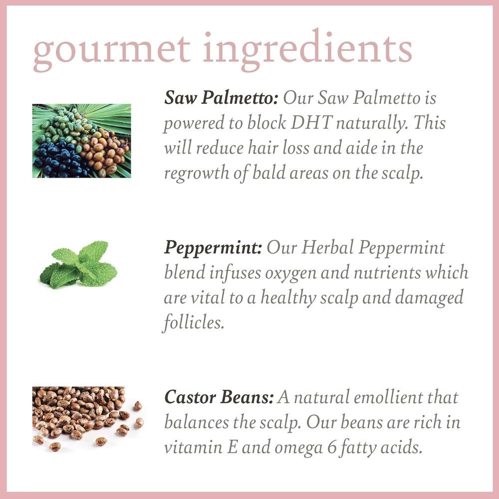 Camille Rose Rejuva Grow Back Drops, with Castor Oil, Peppermint Oil, and Saw Palmetto, for Hair Growth, 1.9 fl oz - Beauty Exchange Beauty Supply