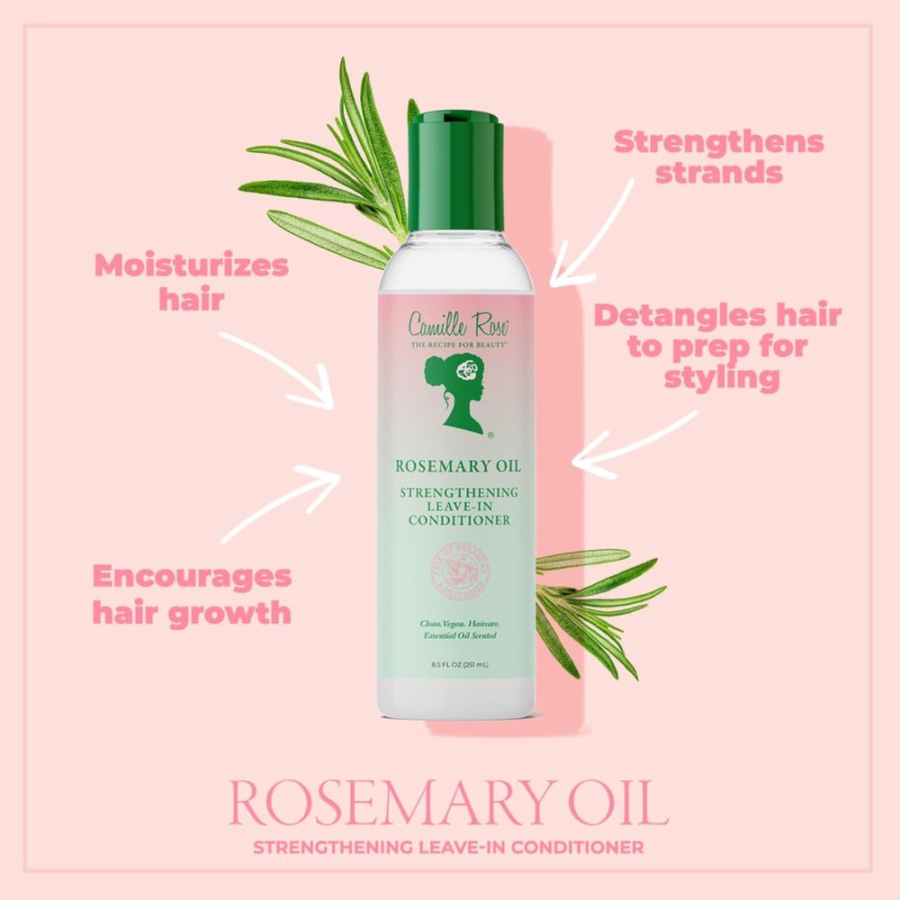 Camille Rosemary Oil Strengthening Leave - In Conditioner – 8 oz - Beauty Exchange Beauty Supply