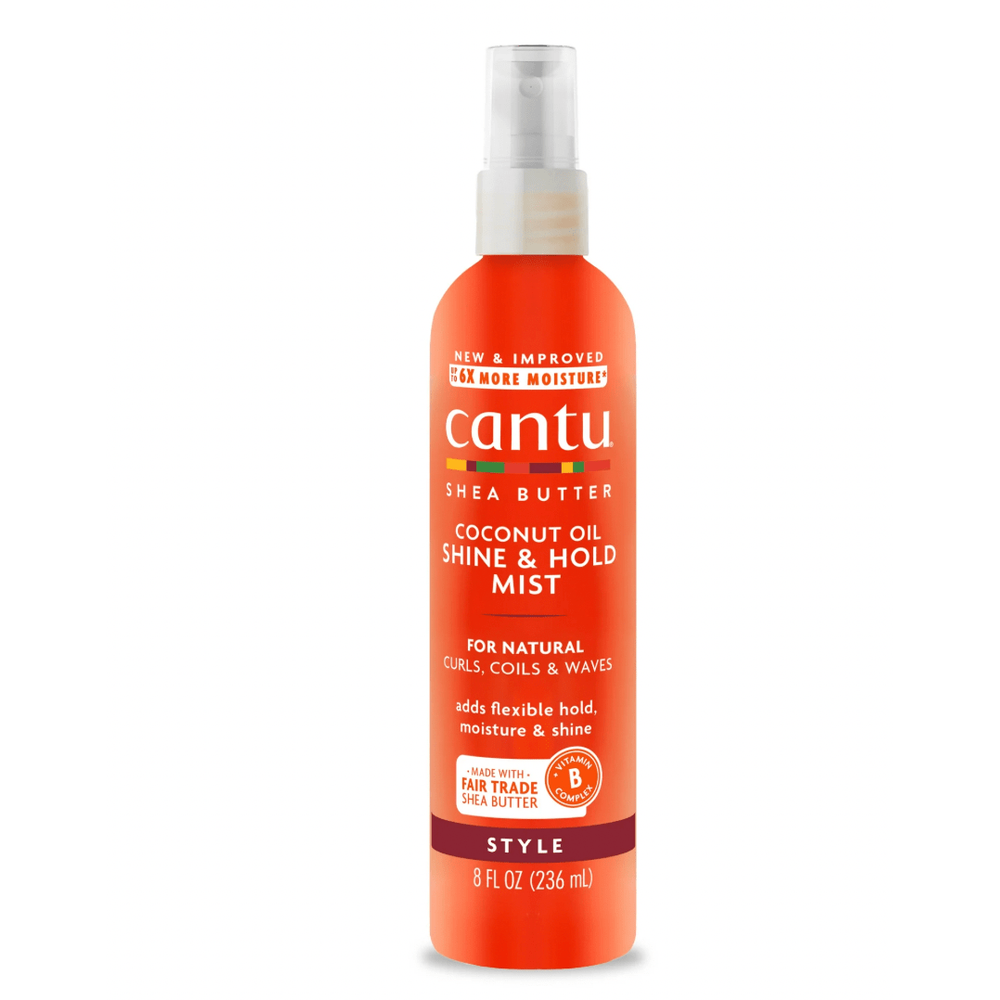 Cantu Coconut Oil Shine & Hold Mist – 8oz - Beauty Exchange Beauty Supply