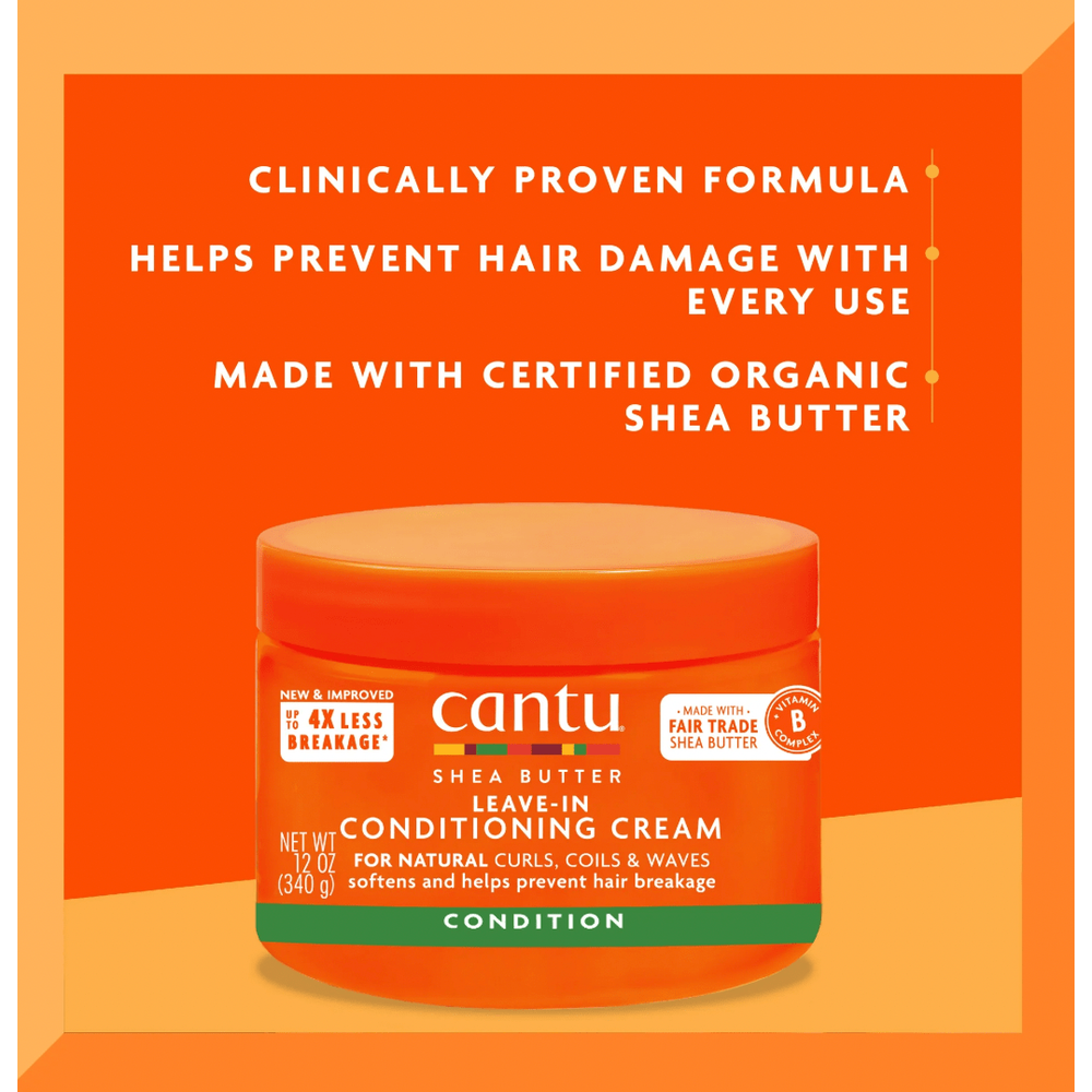 Cantu Shea Butter Leave - In Conditioner – 12oz - Beauty Exchange Beauty Supply