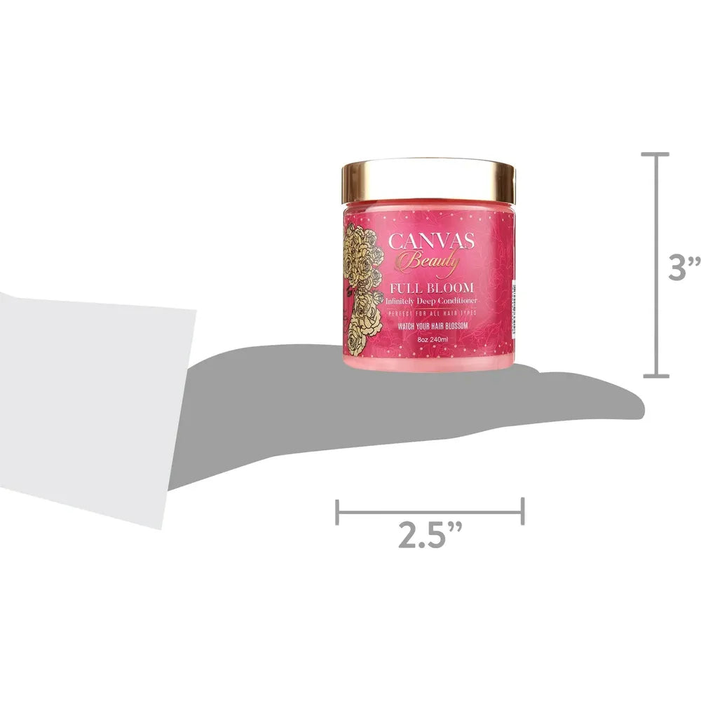 Canvas Beauty Full Bloom Infinitely Deep Conditioner – 8 oz | For All Hair Types - Beauty Exchange Beauty Supply