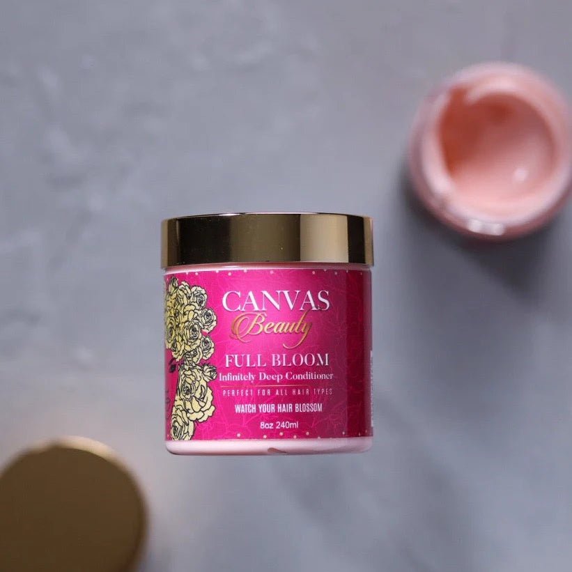 Canvas Beauty Full Bloom Infinitely Deep Conditioner – 8 oz | For All Hair Types - Beauty Exchange Beauty Supply