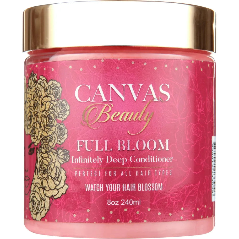 Canvas Beauty Full Bloom Infinitely Deep Conditioner – 8 oz | For All Hair Types - Beauty Exchange Beauty Supply