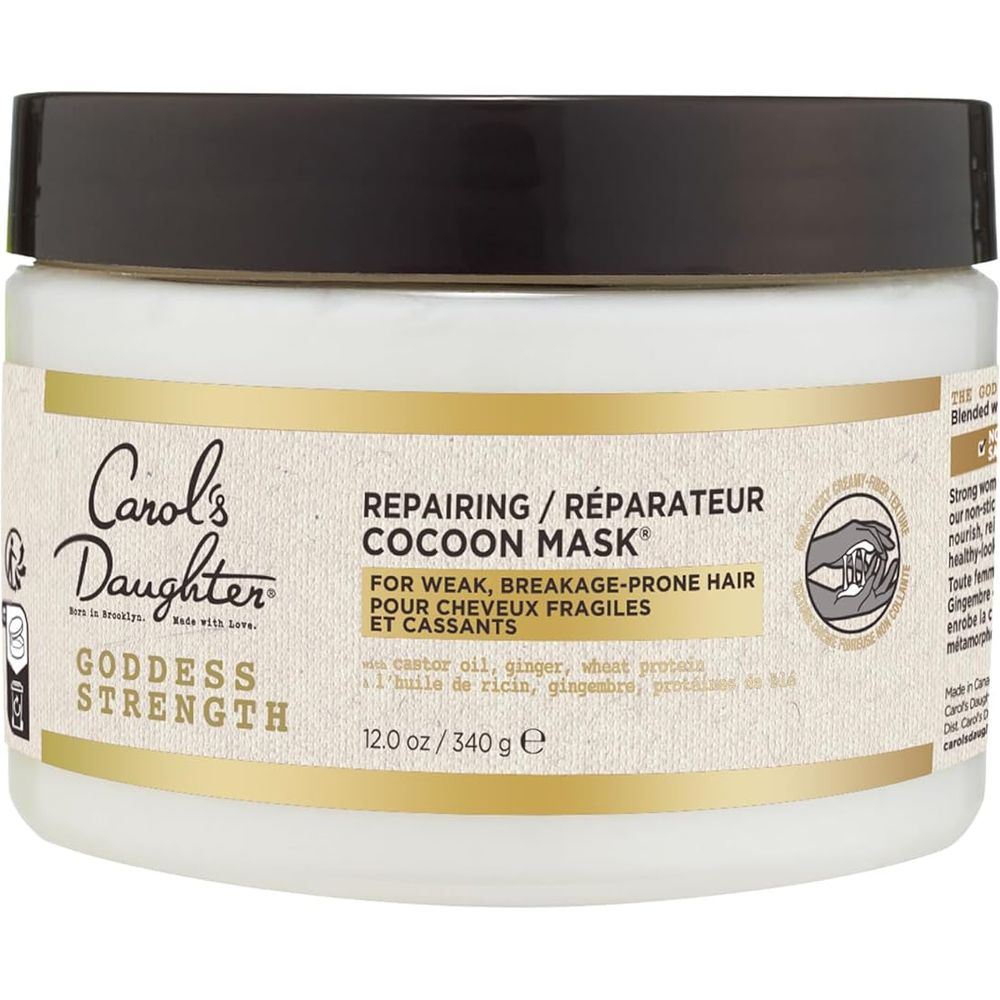 Carol’s Daughter Monoi Repairing Cocoon Hair Mask – 12 oz | Deep Repair & Strengthening Treatment for Damaged Hair - Beauty Exchange Beauty Supply