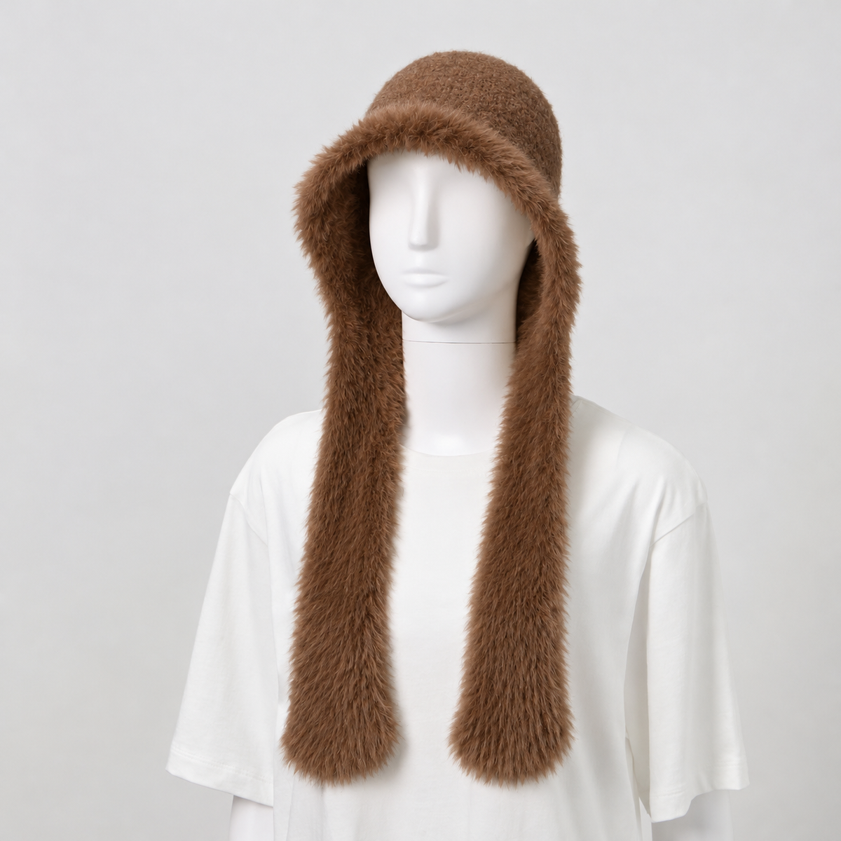 Plush Hat with String