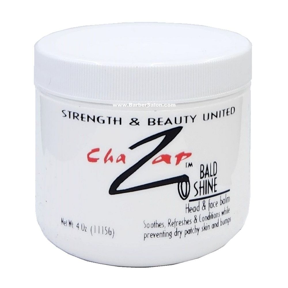 Chazap Bald Shine Head & Face Balm – 4 oz - Beauty Exchange Beauty Supply