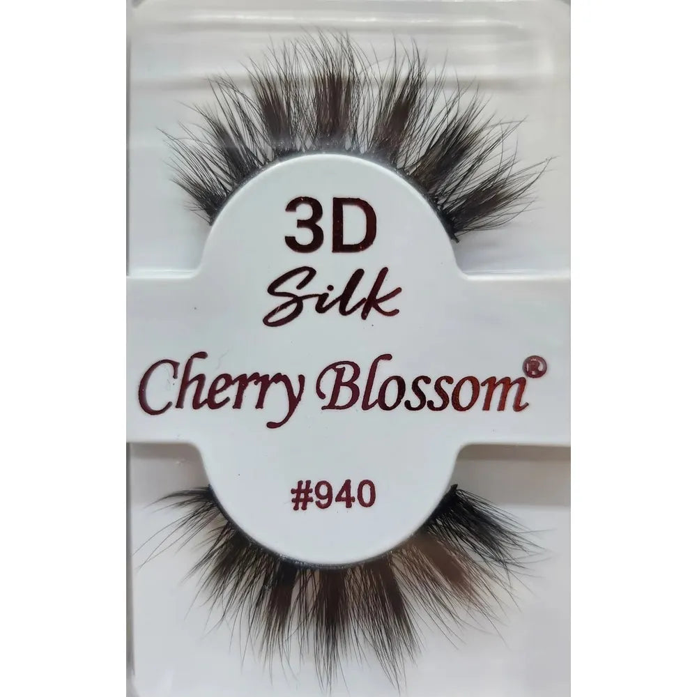 Cherry Blossom 3D Silk Lashes – Styles 901 to 952 | 100% Human Hair, Lightweight, Natural Volume, Reusable & Comfortable Fit - Beauty Exchange Beauty Supply