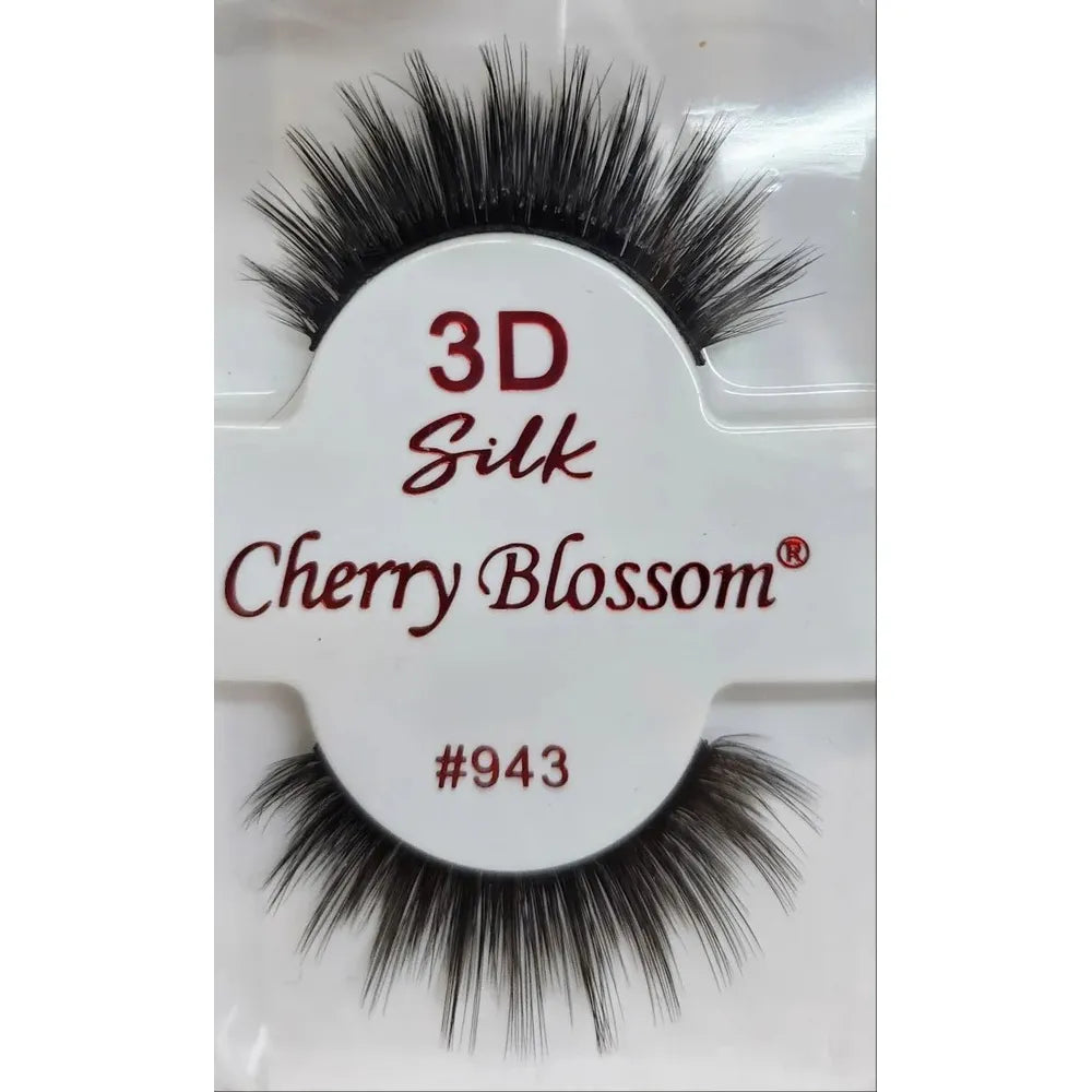 Cherry Blossom 3D Silk Lashes – Styles 901 to 952 | 100% Human Hair, Lightweight, Natural Volume, Reusable & Comfortable Fit - Beauty Exchange Beauty Supply