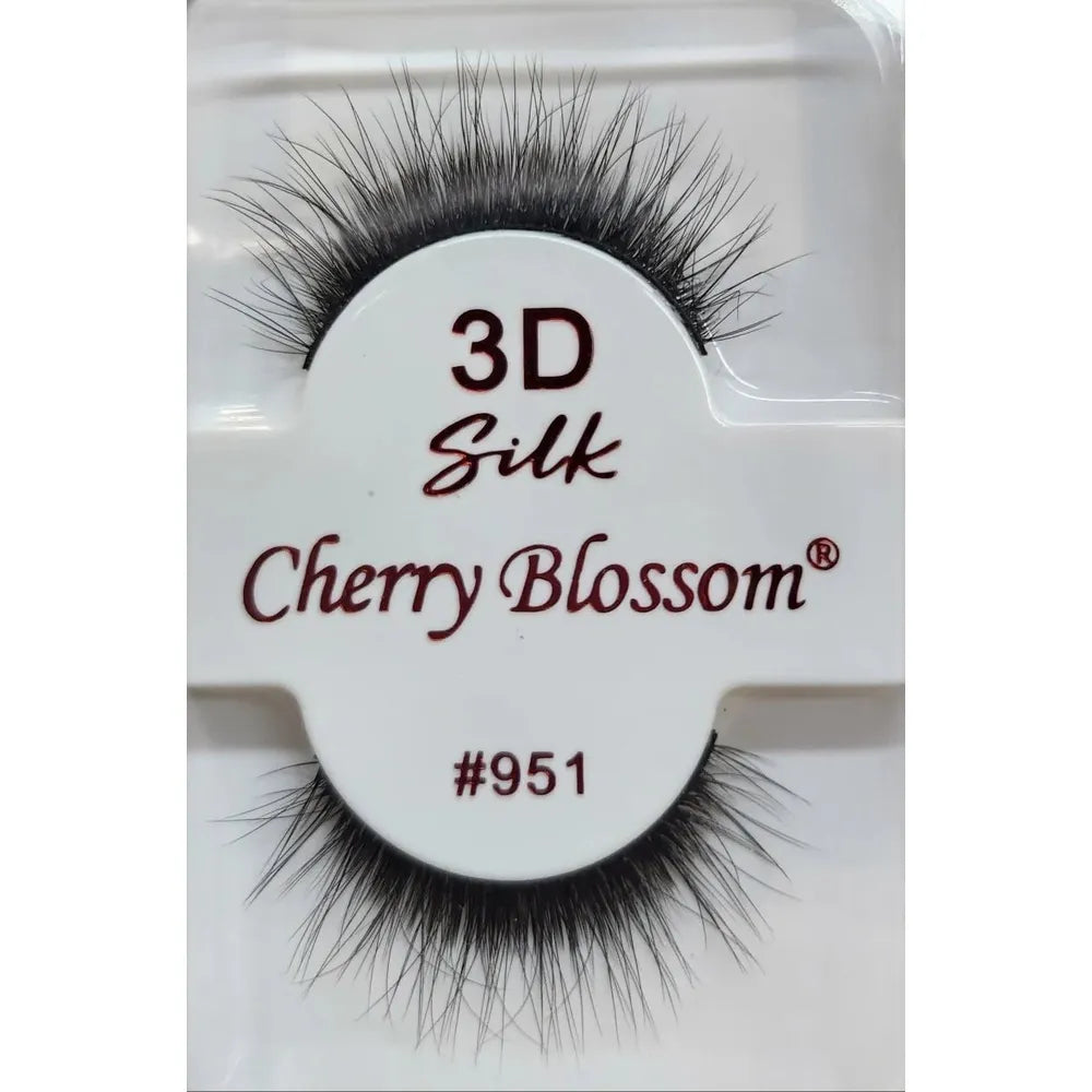 Cherry Blossom 3D Silk Lashes – Styles 901 to 952 | 100% Human Hair, Lightweight, Natural Volume, Reusable & Comfortable Fit - Beauty Exchange Beauty Supply