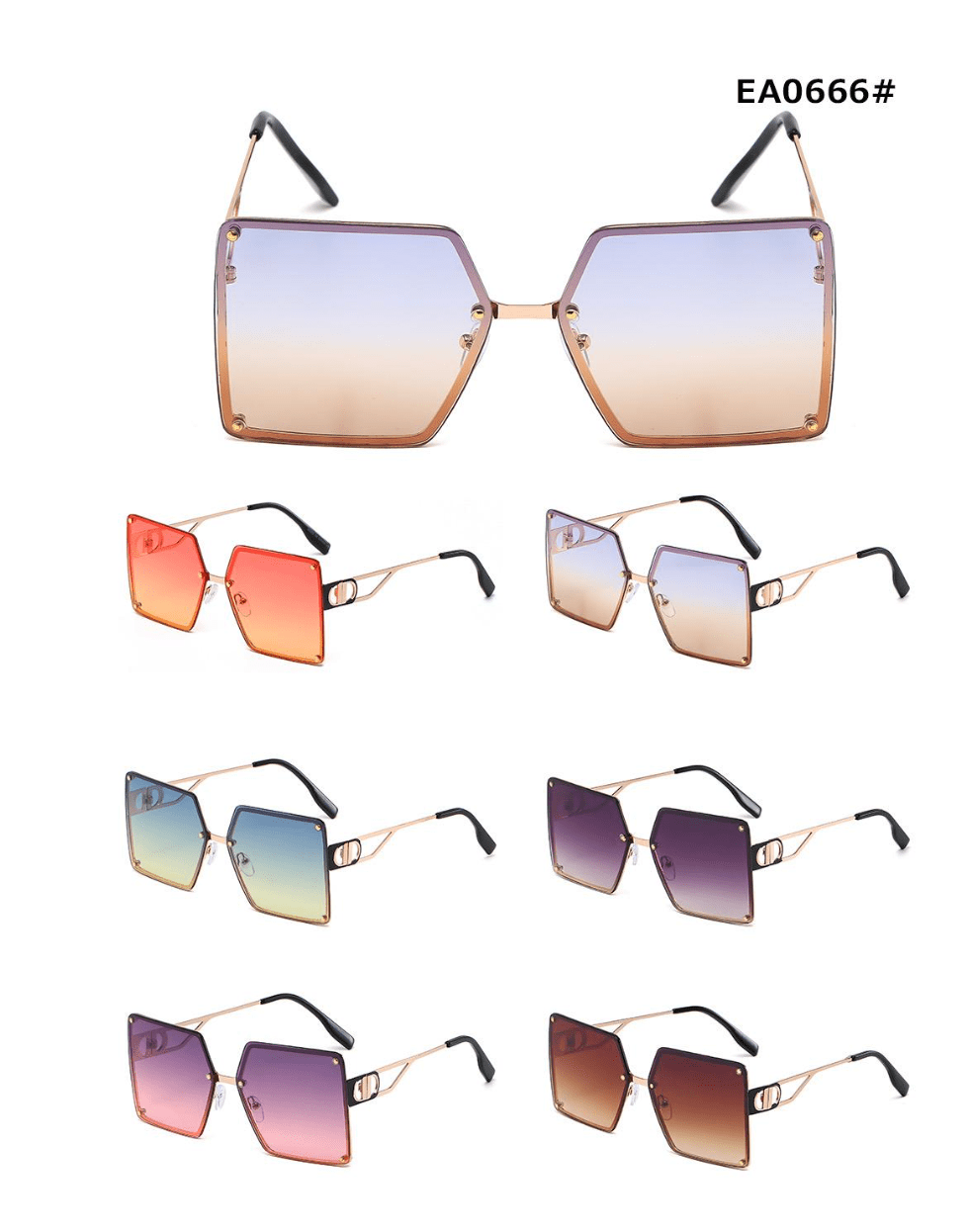 Chic Looks Sunglasses - EA0666 - Beauty Exchange Beauty Supply