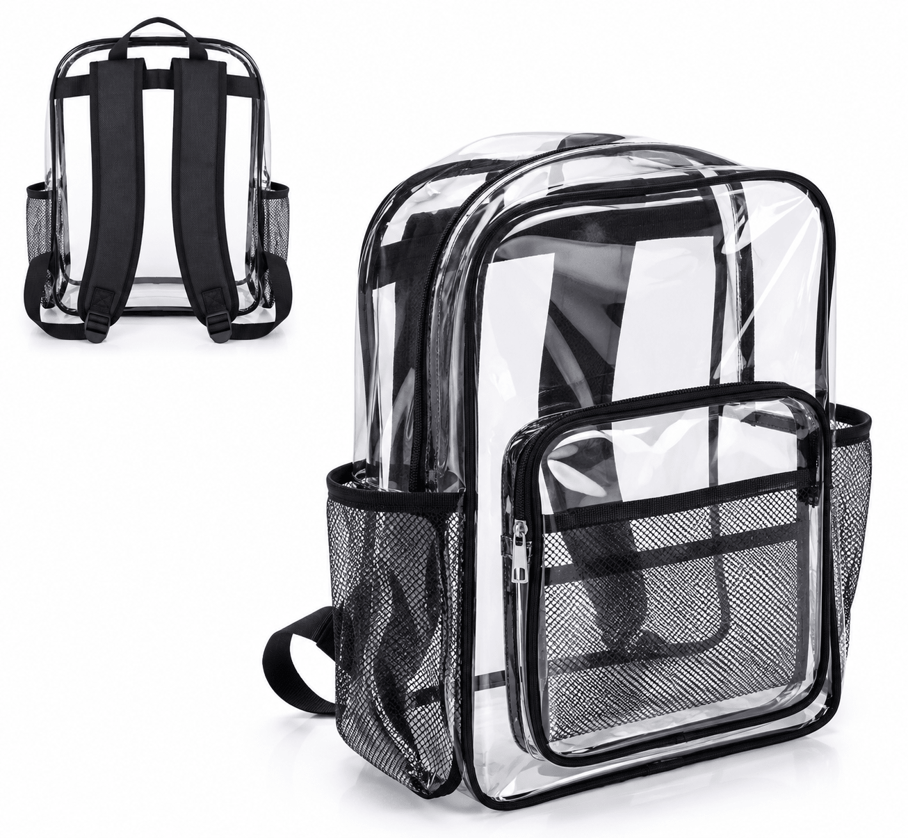 C&L PVC Clear – Backpack - Beauty Exchange Beauty Supply