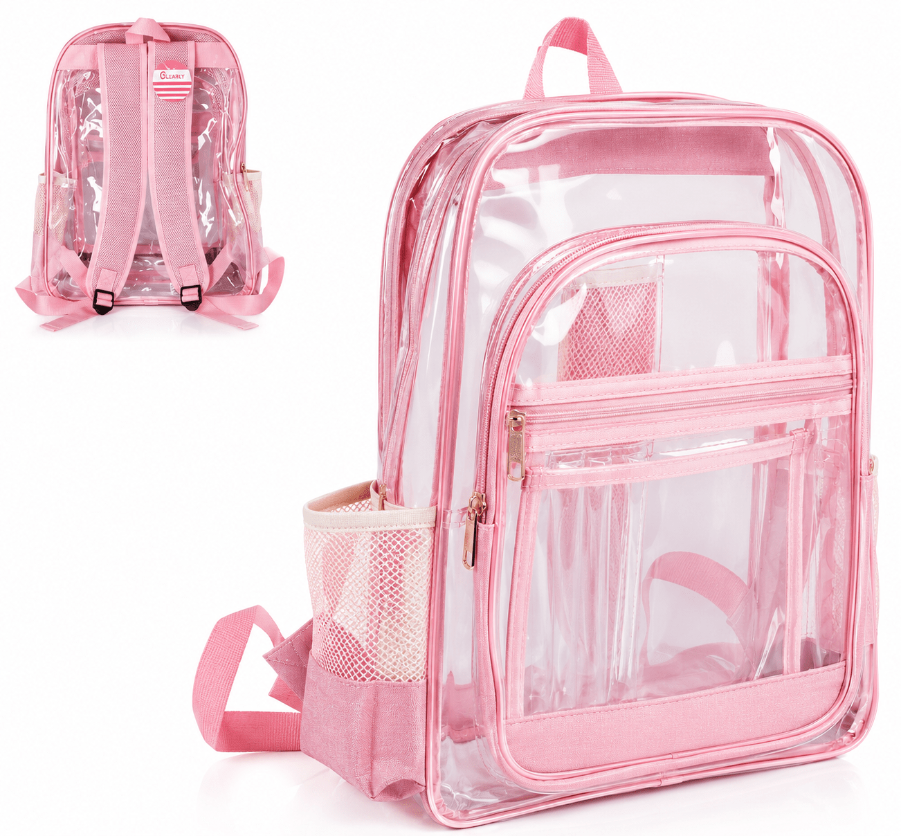 C&L PVC Clear – Backpack - Beauty Exchange Beauty Supply