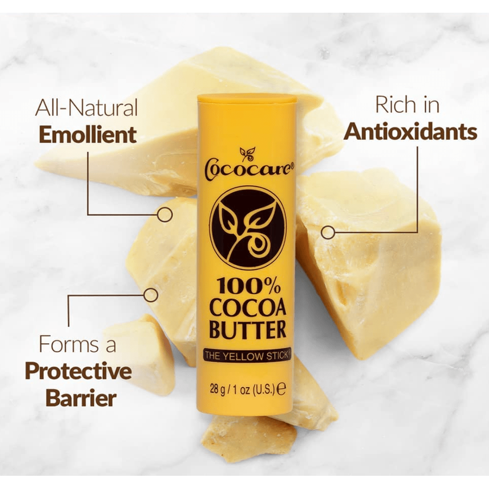 Cococare 100% Cocoa Butter Stick – The Yellow Stick 1oz - Beauty Exchange Beauty Supply