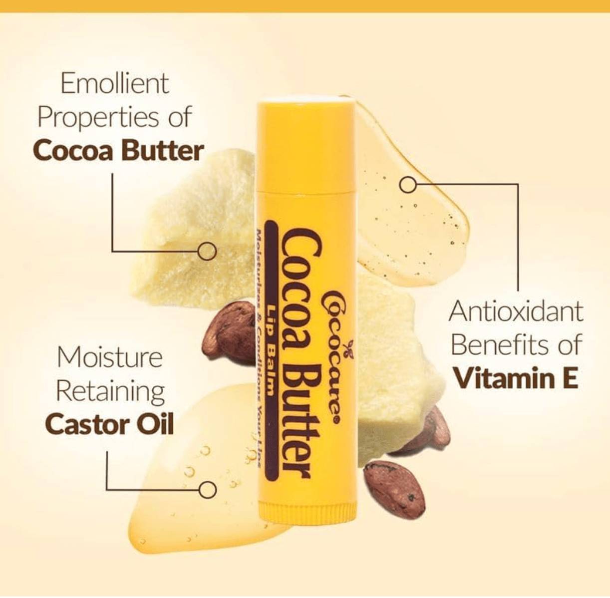 Cococare Lip Balm Cocoa Butter - 0.15oz - Beauty Exchange Beauty Supply