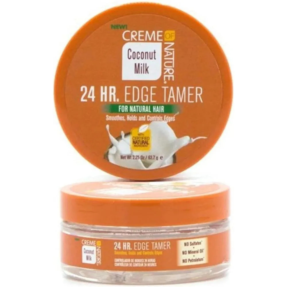 Cream of Nature Edge Control – Coconut Milk & Pure Honey Moisture Infusion (2.25oz) - Beauty Exchange Beauty Supply