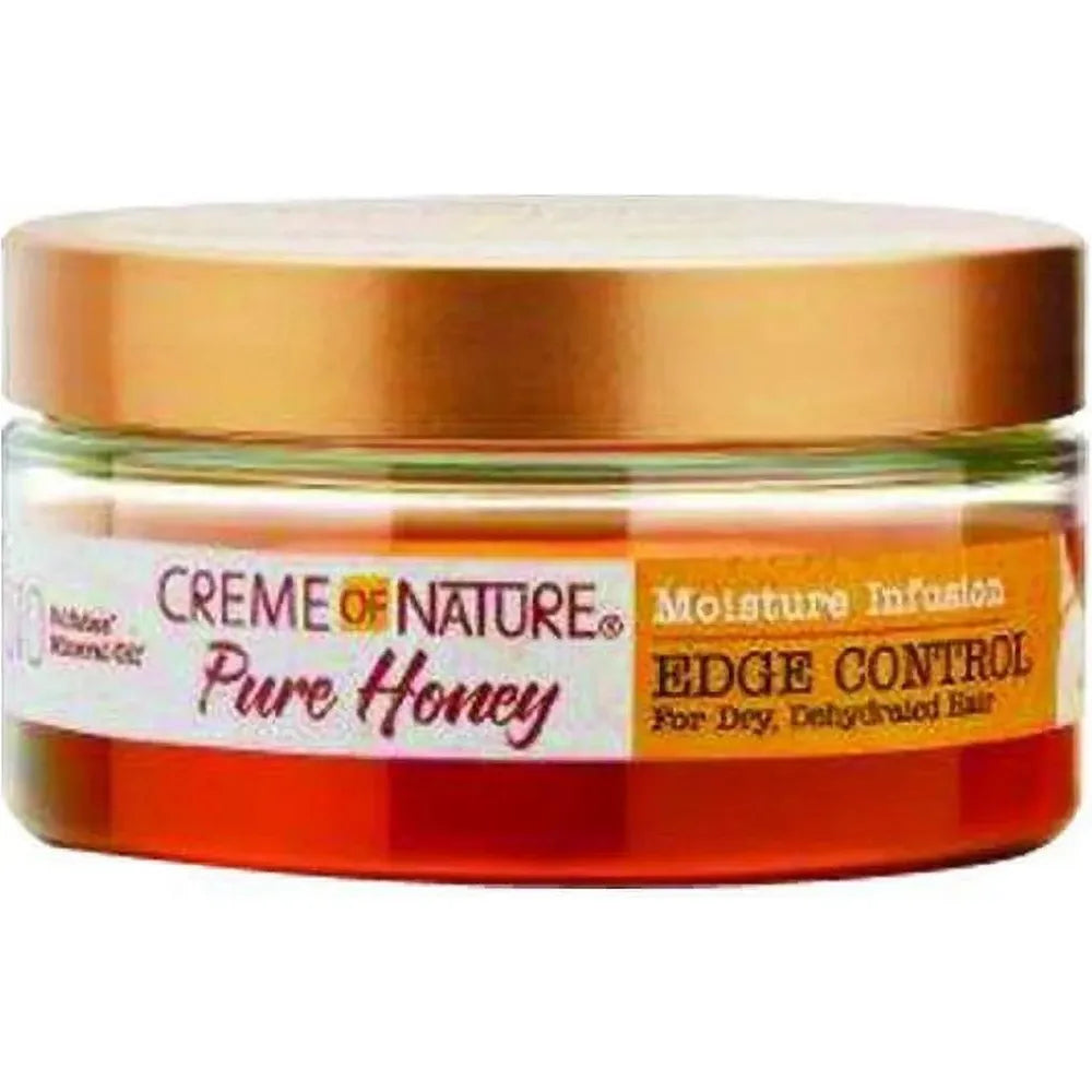 Cream of Nature Edge Control – Coconut Milk & Pure Honey Moisture Infusion (2.25oz) - Beauty Exchange Beauty Supply