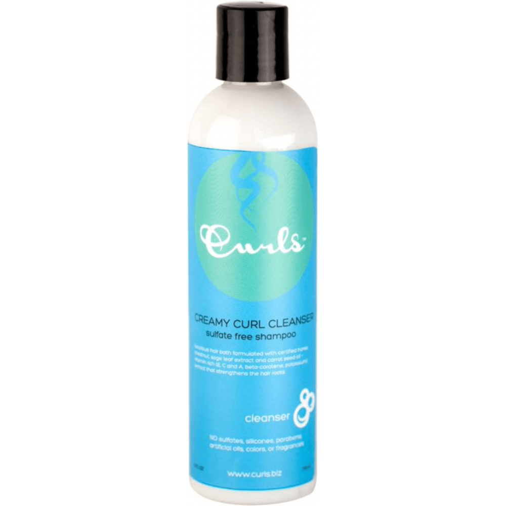 Curls Creamy Cleanser – Sulfate - Free Shampoo for Chemically Altered & Color - Treated Hair – 8 oz - Beauty Exchange Beauty Supply
