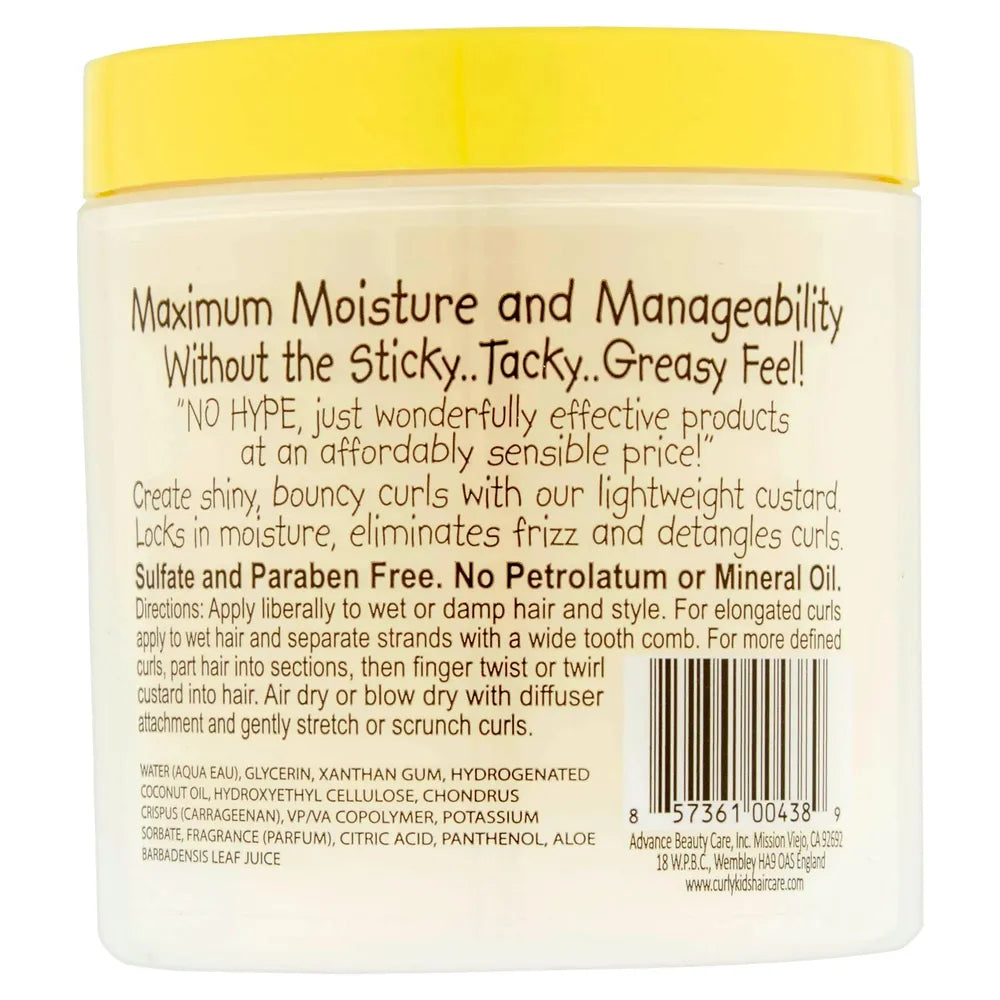 Curly Kids Custard – Definition & Shine Gel – 6 oz - Beauty Exchange Beauty Supply