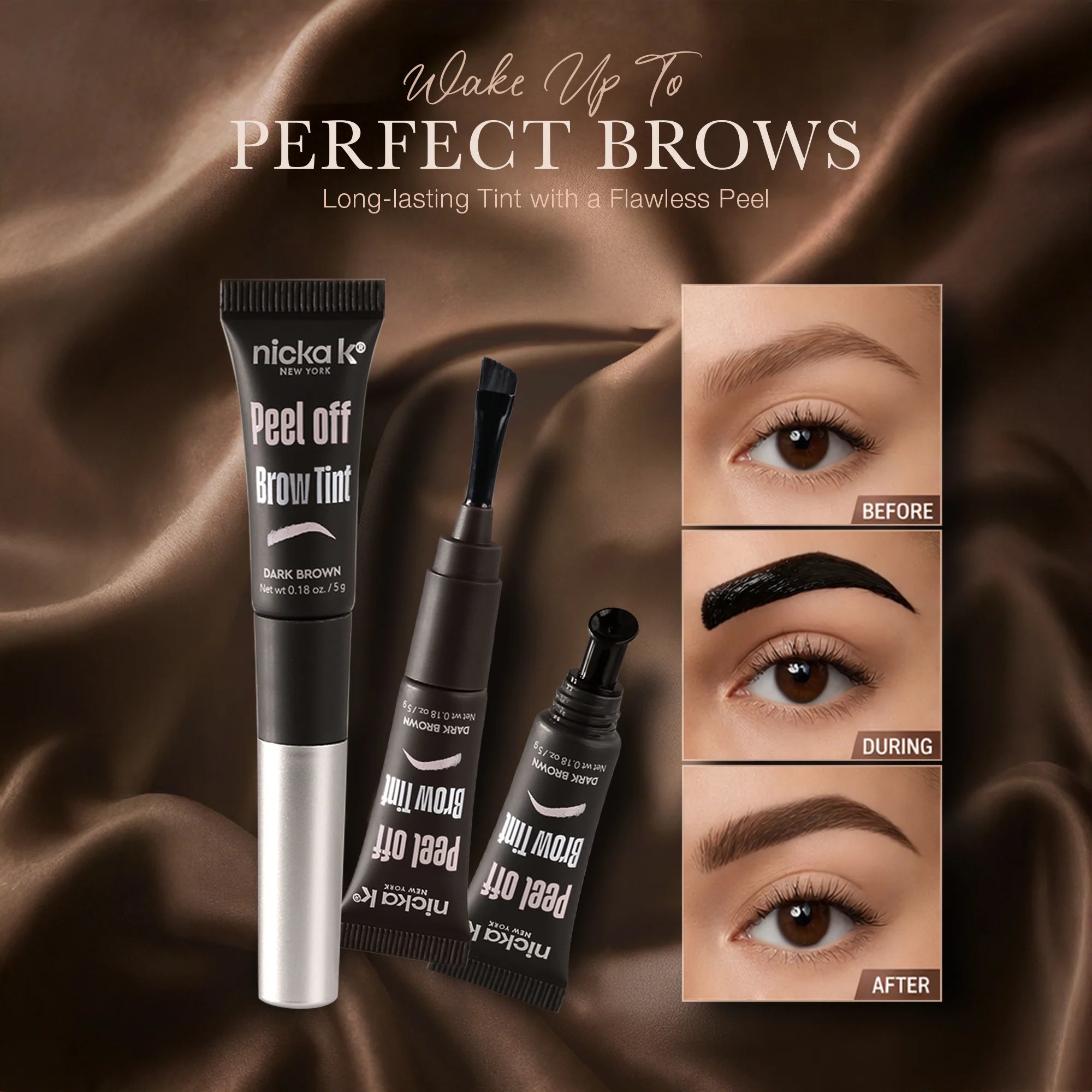 Nicka K New York Peel Off Eyebrow Tint – 5g