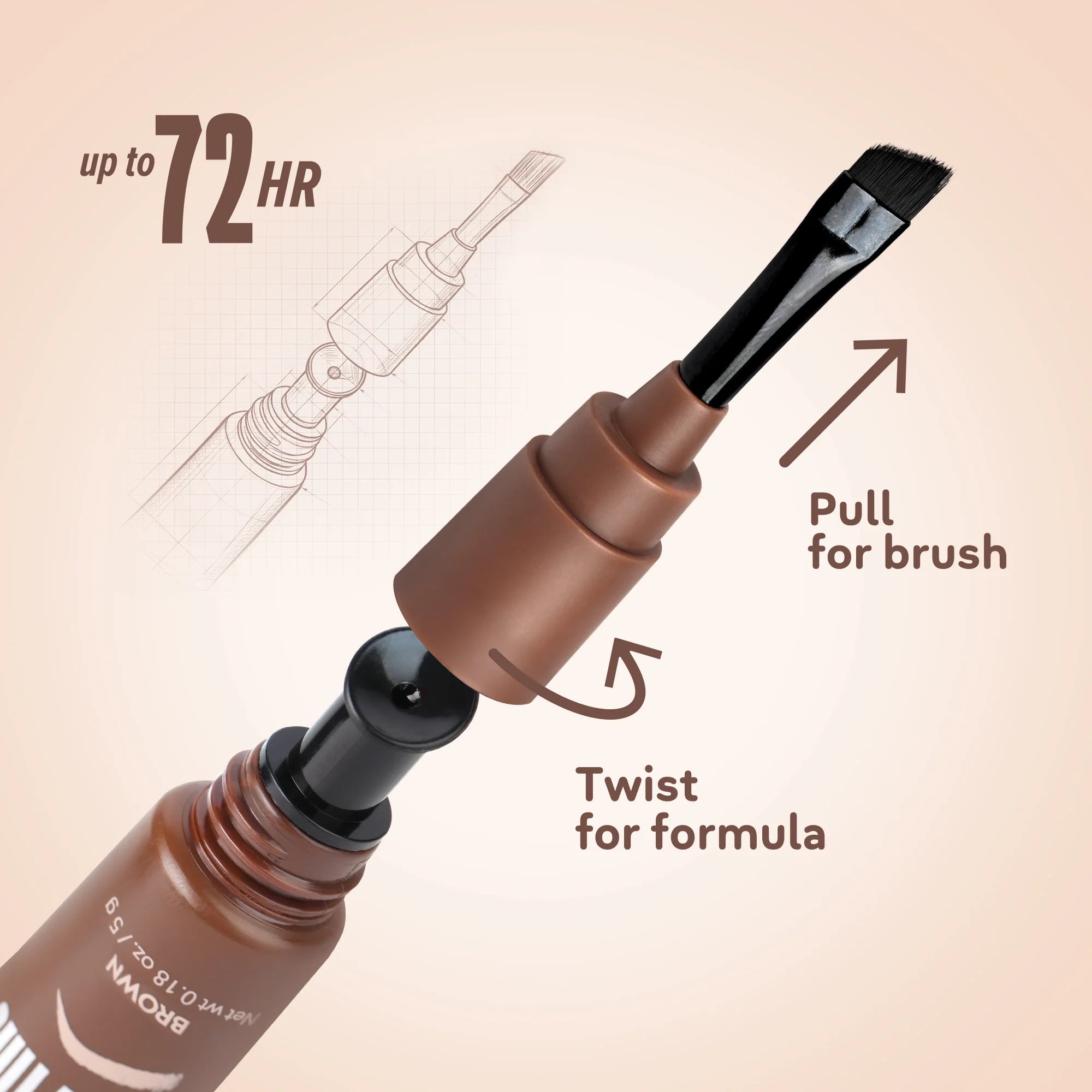 Nicka K New York Peel Off Eyebrow Tint – 5g