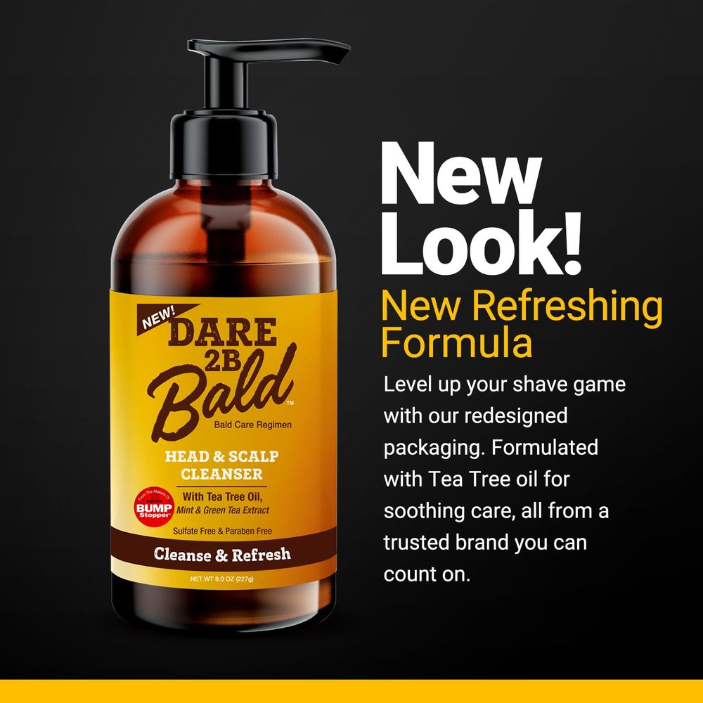 Dare 2B Bald Head & Scalp Cleanser – Deep Clean 8 oz - Beauty Exchange Beauty Supply