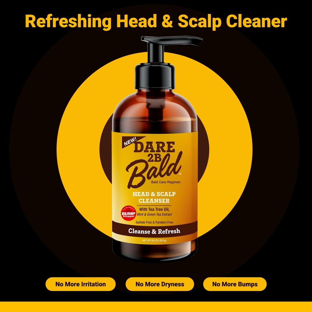 Dare 2B Bald Head & Scalp Cleanser – Deep Clean 8 oz - Beauty Exchange Beauty Supply