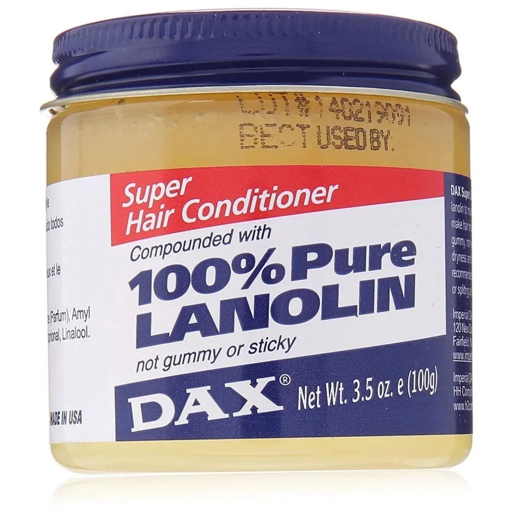 DAX 100% Pure Lanolin – Skin & Hair Moisturizer – 3.5 oz & 7.5 oz - Beauty Exchange Beauty Supply