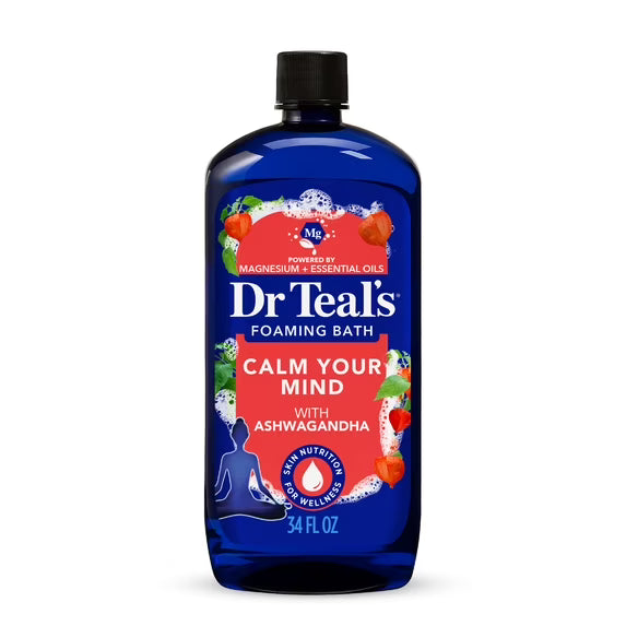 Dr Teal's Foaming Bath with Pure Epsom Salt – 34oz