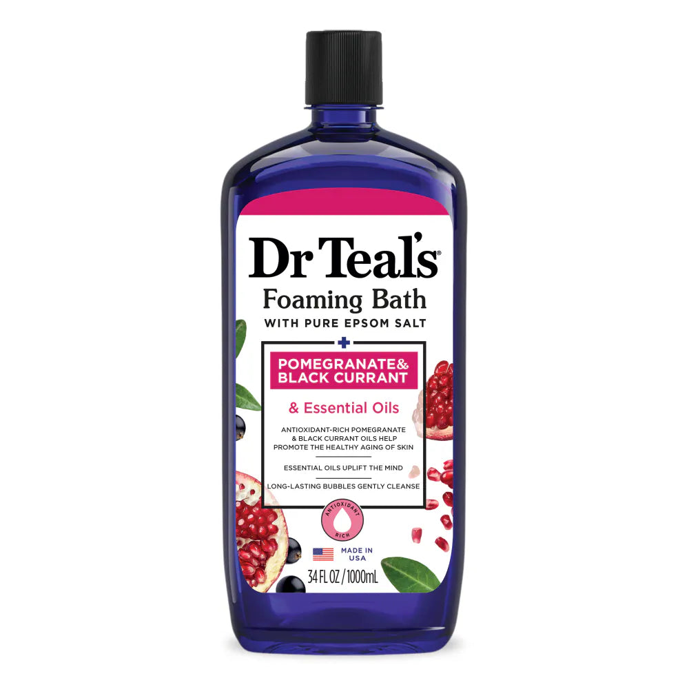 Dr Teal's Foaming Bath with Pure Epsom Salt – 34oz
