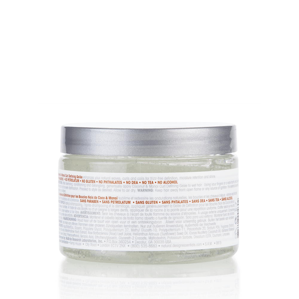 Design Essentials® Coconut & Monoi Curl Defining Gelée - Beauty Exchange Beauty Supply