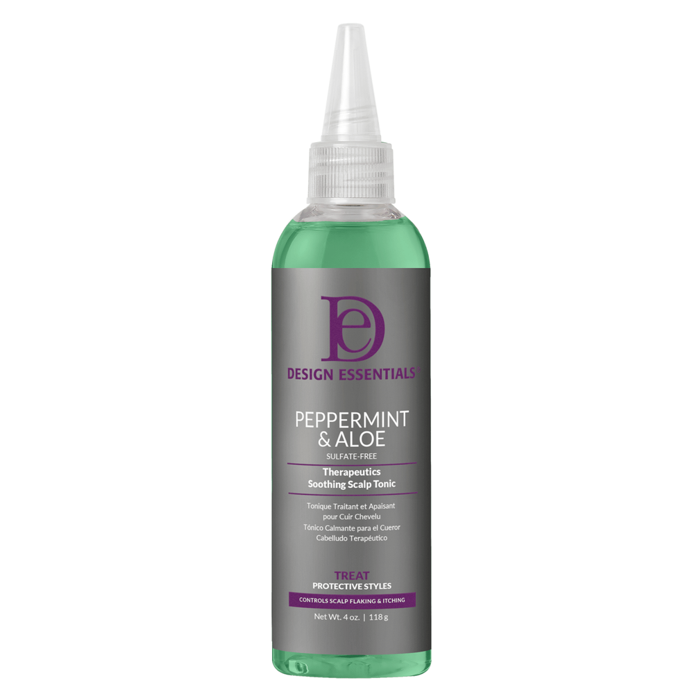 Design Essentials Peppermint & Aloe Soothing Scalp Tonic – 4 oz - Beauty Exchange Beauty Supply