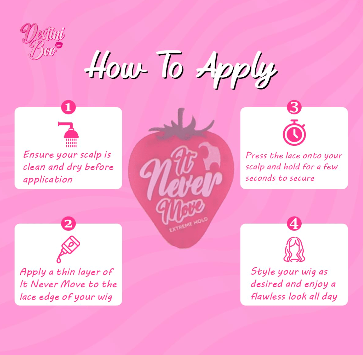 Destini Boo It Never Move Lace Glue - 1.06 oz - Beauty Exchange Beauty Supply