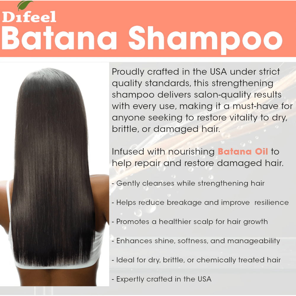 Difeel Batana Shampoo & Conditioner – 12 oz - Beauty Exchange Beauty Supply