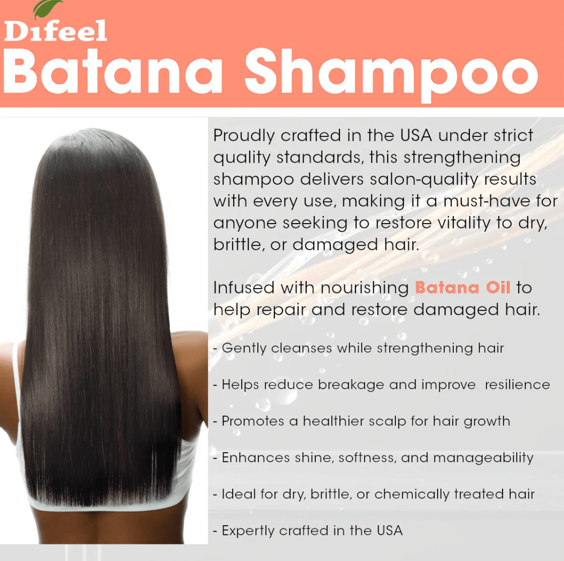 Difeel Batana Shampoo & Conditioner – 12 oz - Beauty Exchange Beauty Supply