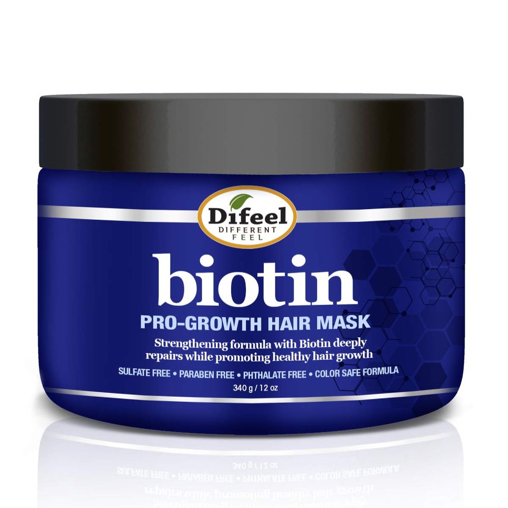 Difeel Biotin Pro Growth Hair Mask – 12 oz - Beauty Exchange Beauty Supply