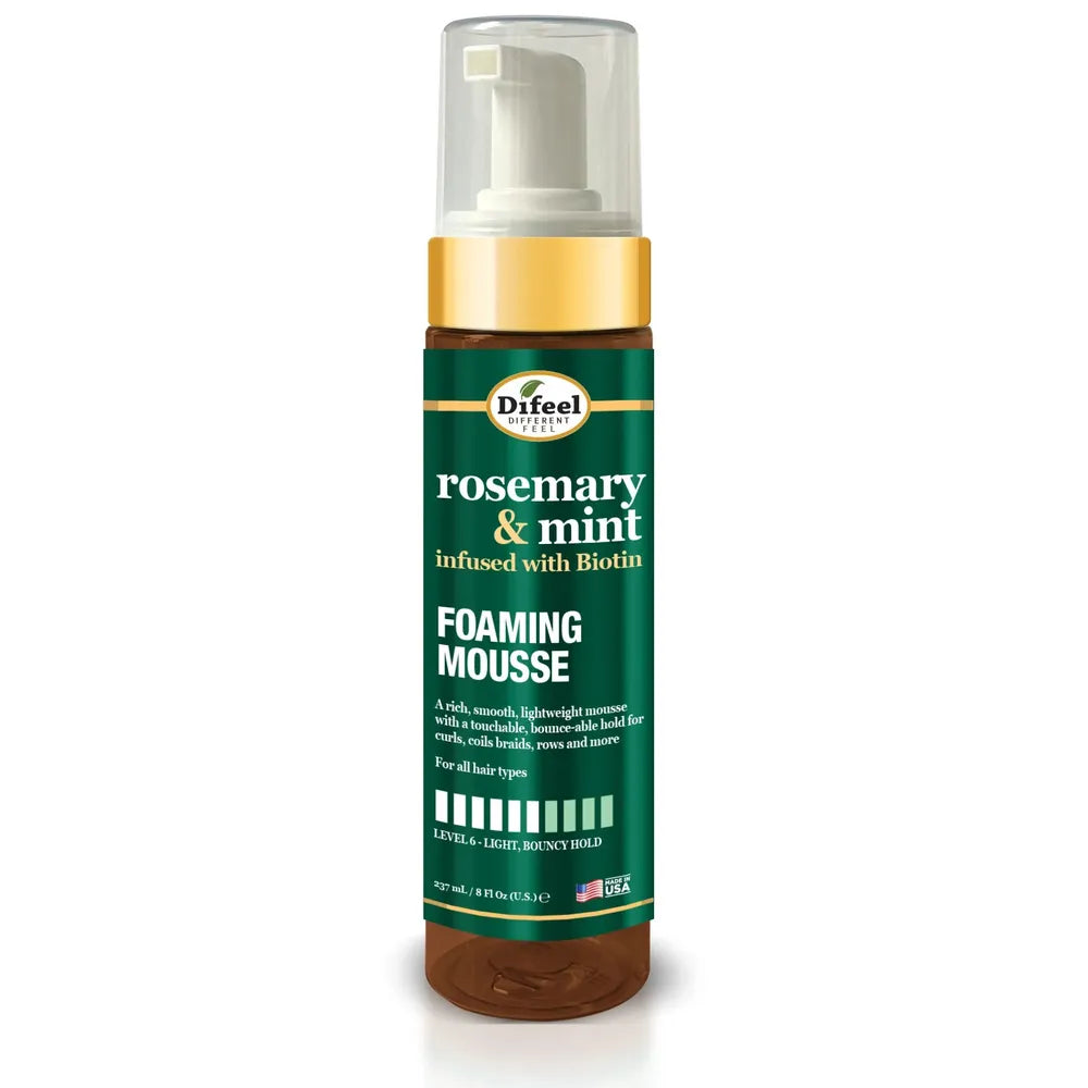 Difeel Foaming Hair Mousse – 8 oz - Beauty Exchange Beauty Supply