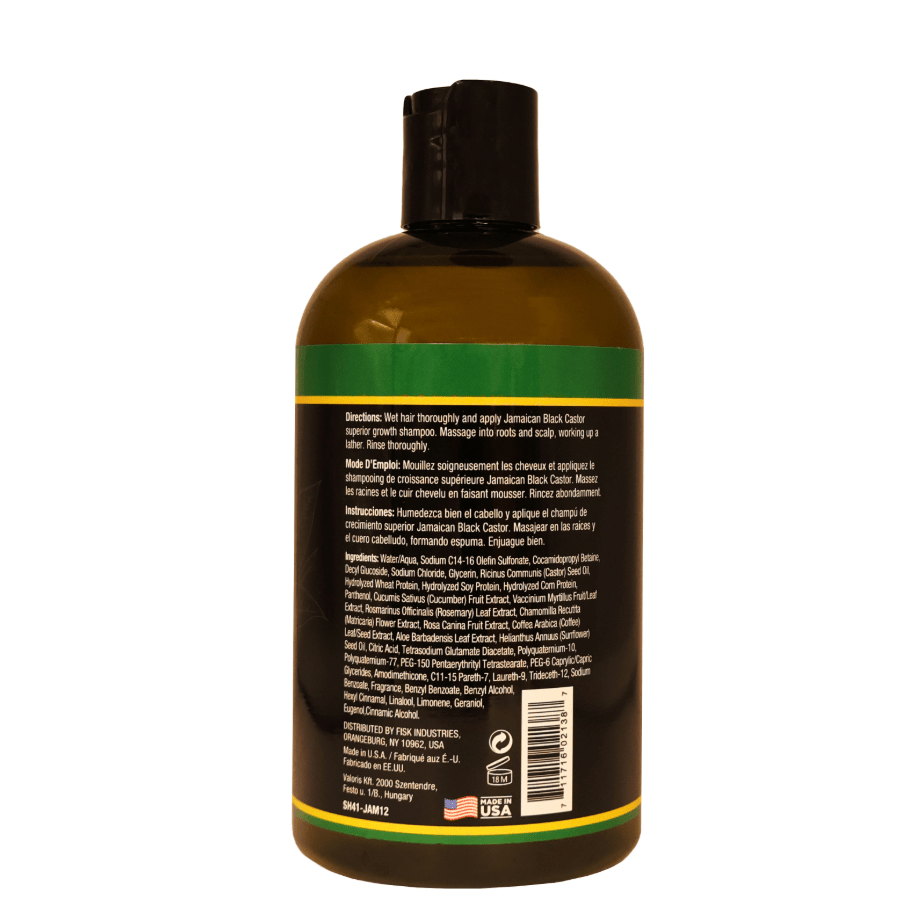 Difeel Jamaican Black Castor Oil Shampoo –12 oz - Beauty Exchange Beauty Supply