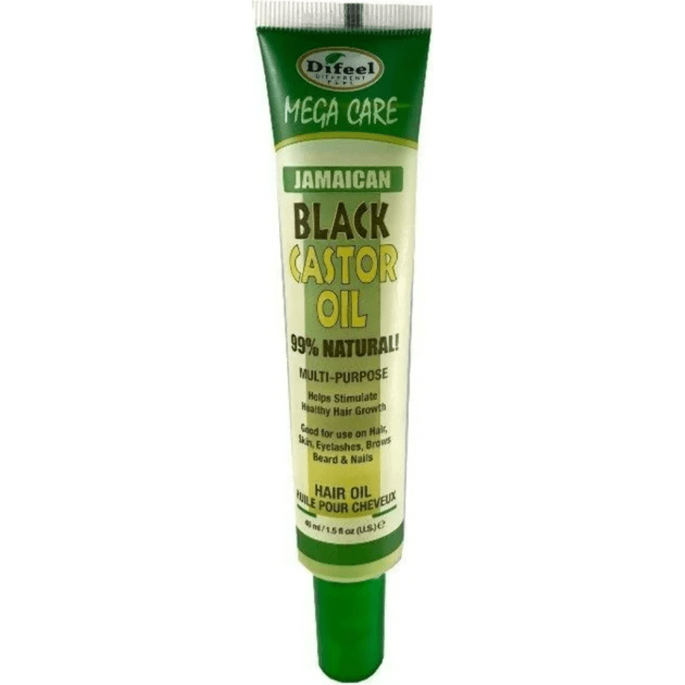 Difeel Mega Care Hair Oil | Targeted Hair & Scalp Nourishment | Jojoba • Vitamin E • Black Castor Oil – 1.5 oz - Beauty Exchange Beauty Supply