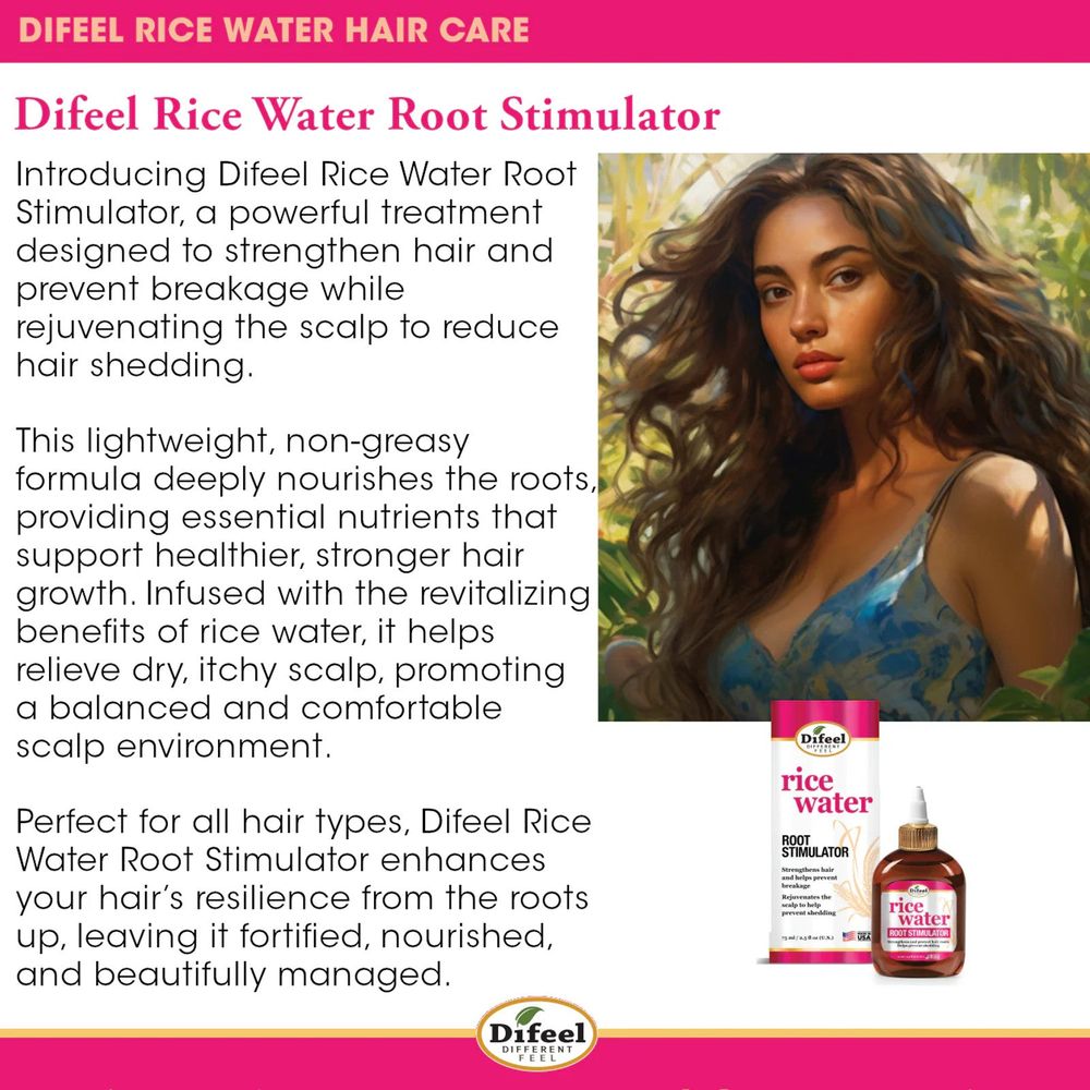 Difeel Rice Water Root Stimulator – 7.1 oz - Beauty Exchange Beauty Supply