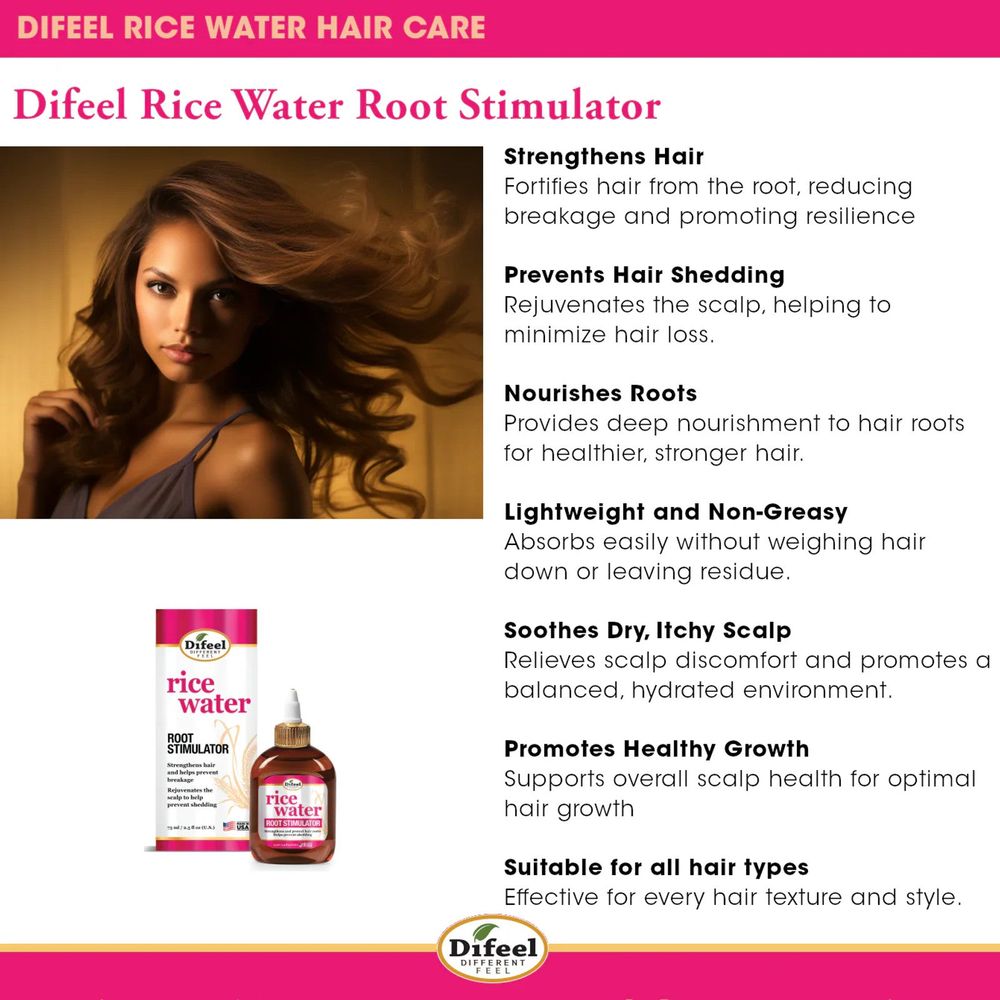 Difeel Rice Water Root Stimulator – 7.1 oz - Beauty Exchange Beauty Supply