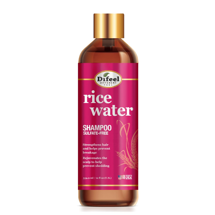 Difeel Rice Water Shampoo – 12 oz - Beauty Exchange Beauty Supply