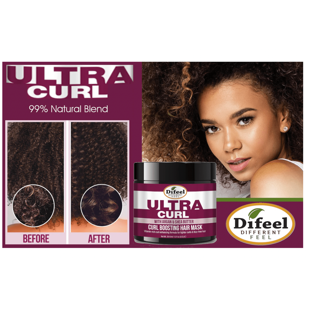Difeel Ultra Curl Boosting Hair Mask –12 oz - Beauty Exchange Beauty Supply