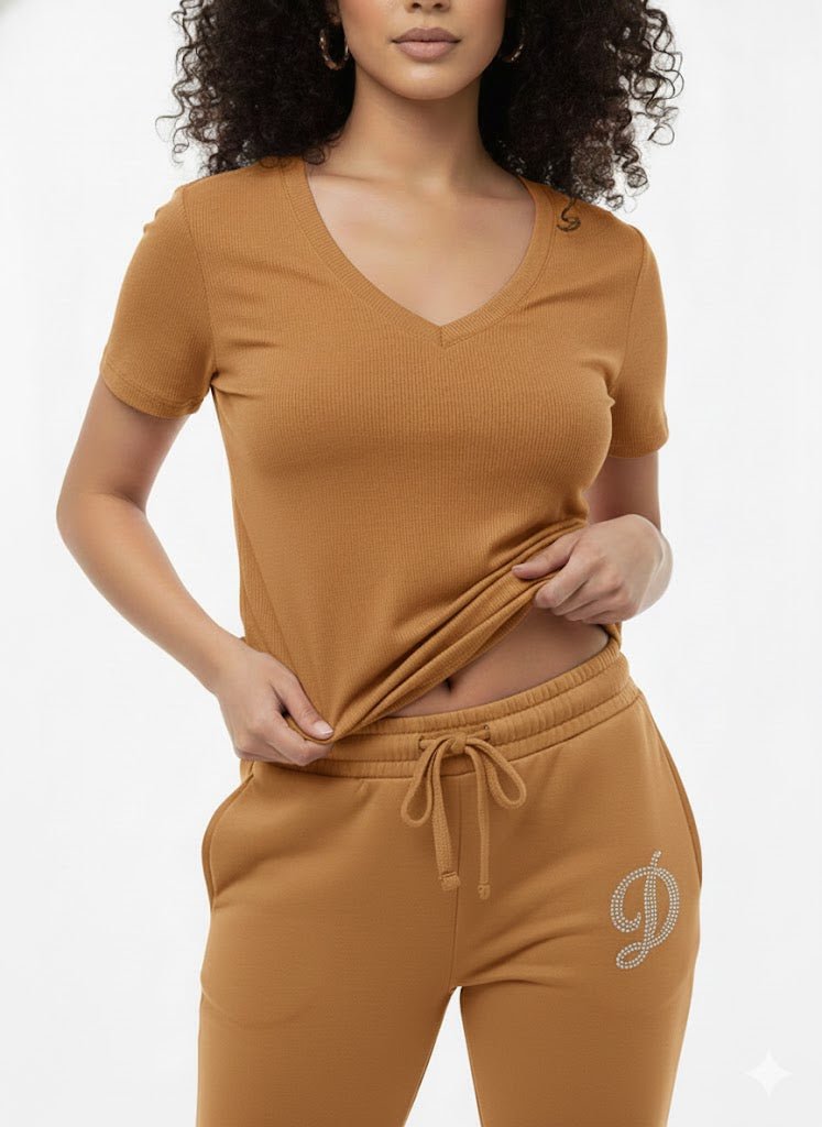 DODO Basic V - Neck T-Shirt - Beauty Exchange Beauty Supply