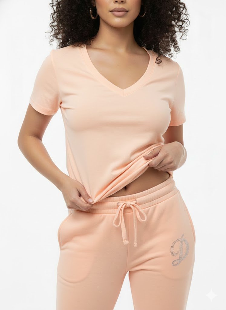 DODO Basic V - Neck T-Shirt - Beauty Exchange Beauty Supply