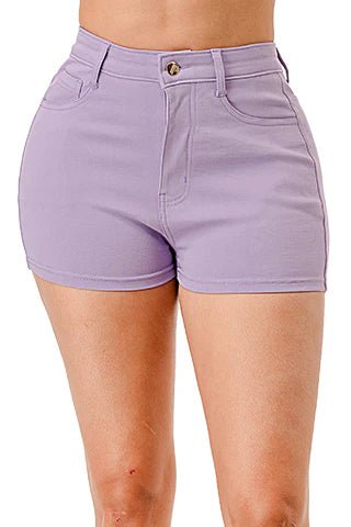Dodo High Rise Stretch Color Shorts - Reg - Beauty Exchange Beauty Supply