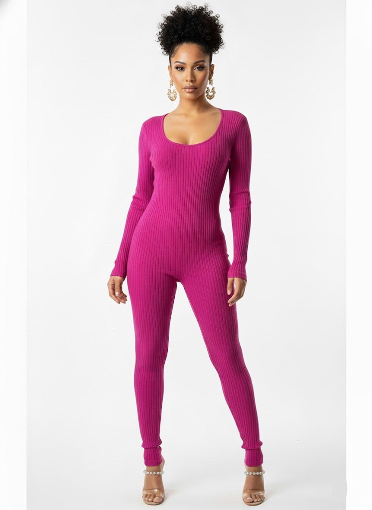 DODO Long Sleeve Seamless Jumpsuit - Beauty Exchange Beauty Supply