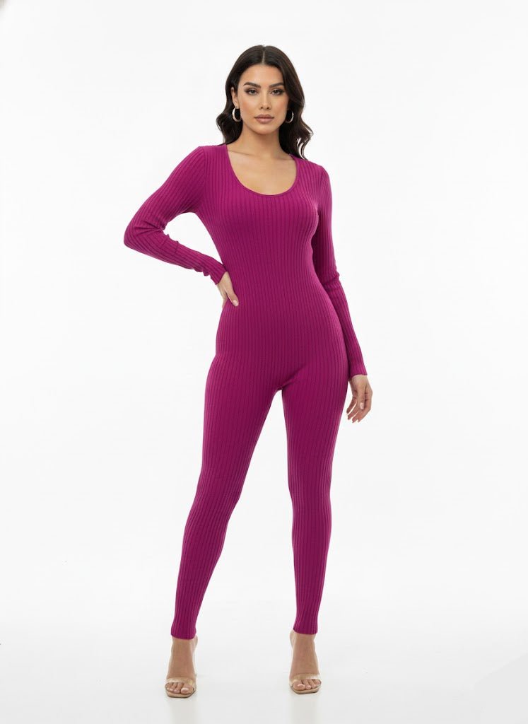DODO Long Sleeve Seamless Jumpsuit - Beauty Exchange Beauty Supply